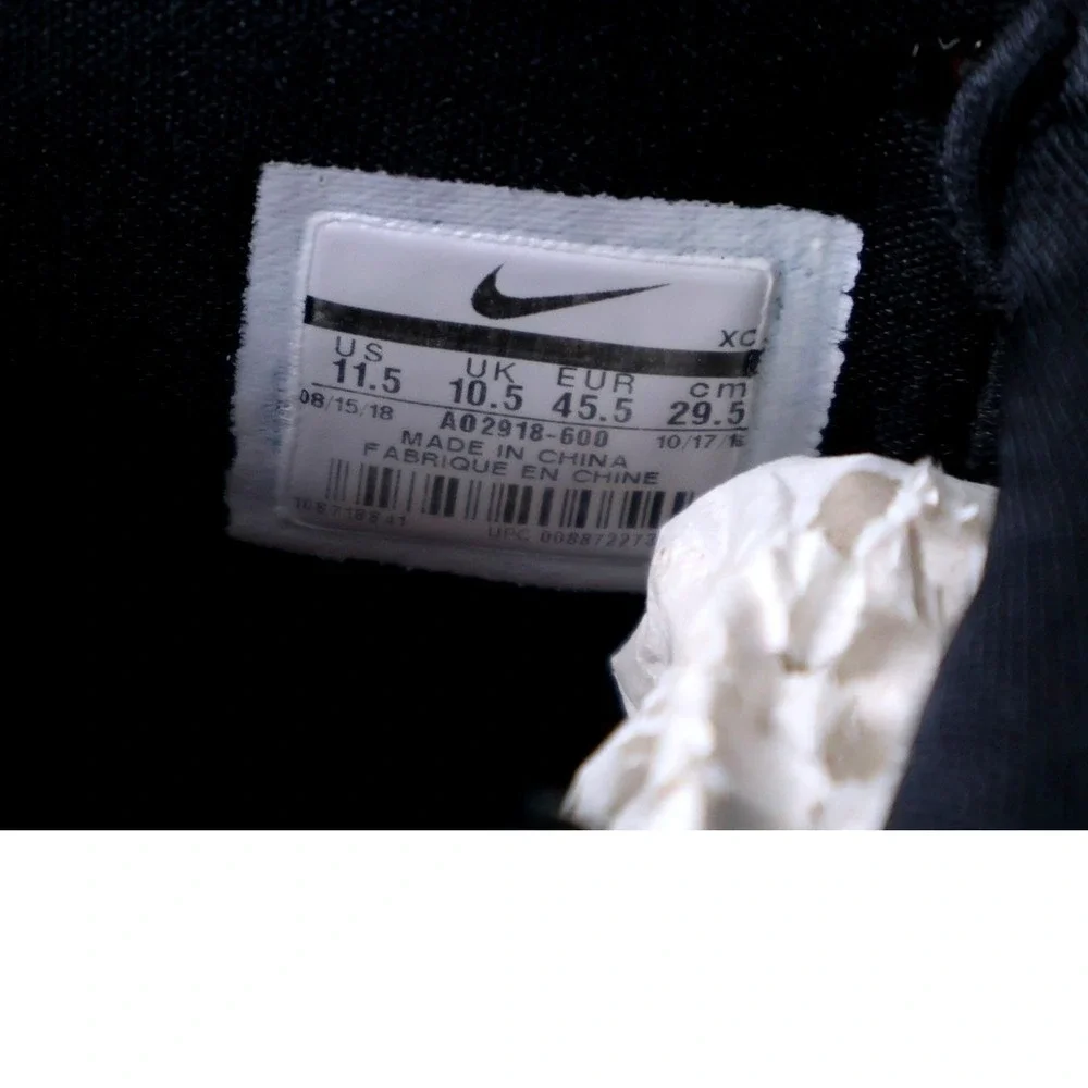Nike Kyrie 5‎ Shoes Mens Size 11.5 Black Red Mid Top Basketball AO2918-600